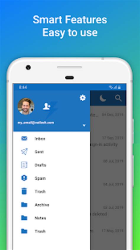 Android I In Hbmail Email App For Hotmail Outlook Mail Ndir