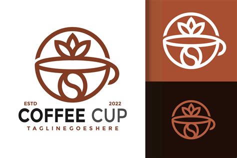 Coffee Cup Logo Design, brand identity logos vector, modern logo, Logo ...