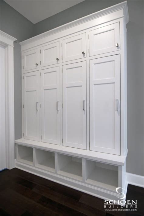 Lockers With Doors Simple Storage Custom Home Builders Home Builders