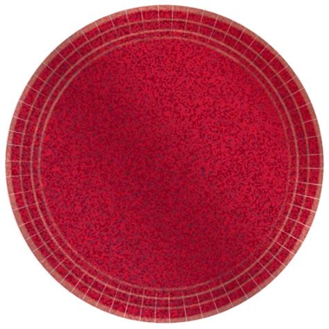 Round Paper Plate Prismatic Cm Apple Red Big W