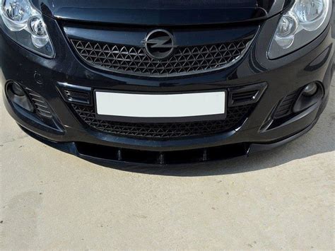 Front Splitter Opel Corsa D Nurburg For OPC VXR Bumper Projex