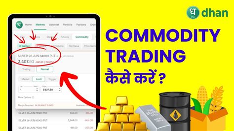 Dhan Commodity Trading Buy Sell Gold Silver Other Commodities