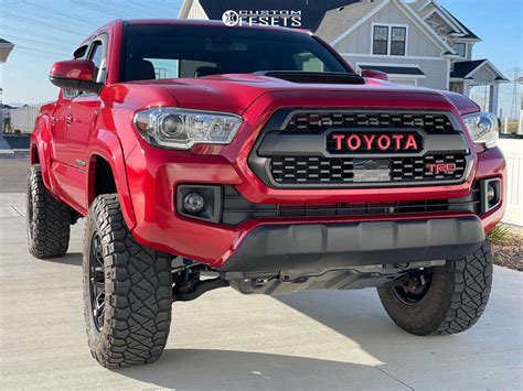 2018 Toyota Tacoma With 17x85 18 Black Rhino Ridge And 28570r17