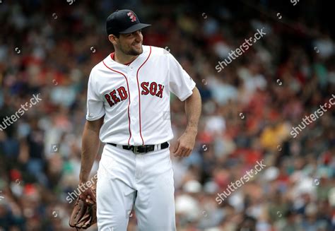 Boston Red Soxs Nathan Eovaldi Smiles Editorial Stock Photo - Stock ...