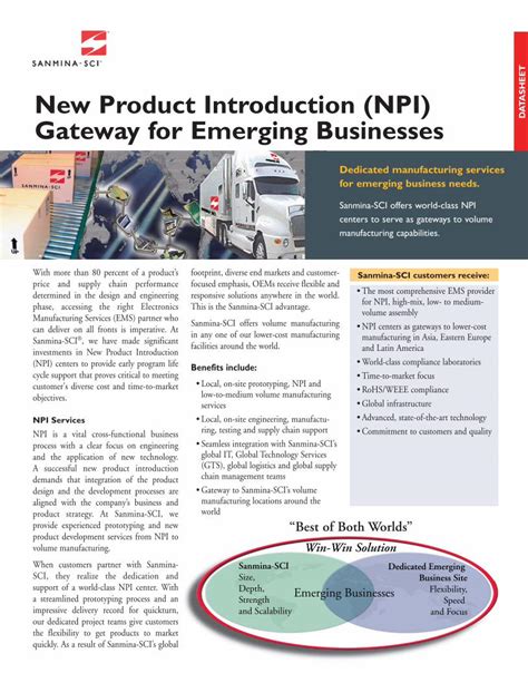 Pdf New Product Introduction Npi Datasheet Product Introduction