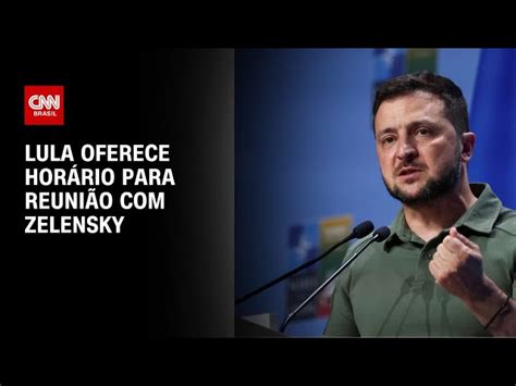 Lula oferece horário para reunião Zelensky nos EUA sugestão