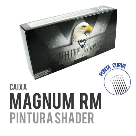 Agulha White Head Machine Pintura Magnum Curva RM Caixa 50