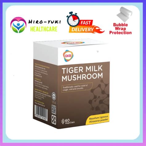 Gkb Tiger Milk Mushroom Vegecaps Lazada