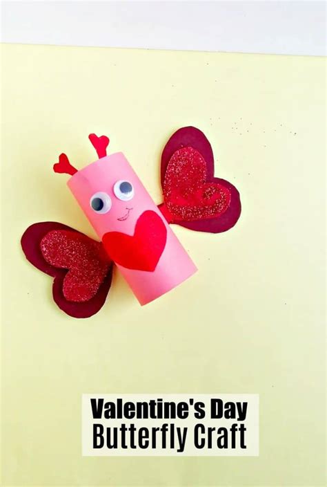 Valentine's Day Butterfly Craft - Stylish Cravings Crafts