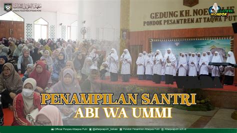 Cover Abi Wa Ummi Santri Ttaqwa Putri Silaturrahmi Guru Dan Wali