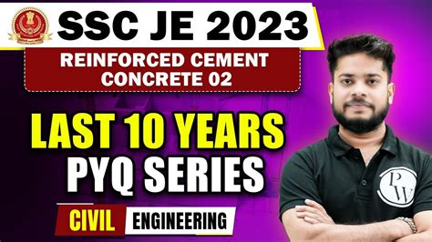 RCC 02 SSC JE Previous Year Question Paper Civil Engineering