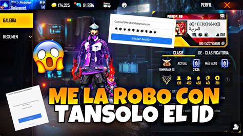 Como Robar Cuanta De Free Fire Por Id F Cil Y Sencillo Funciona