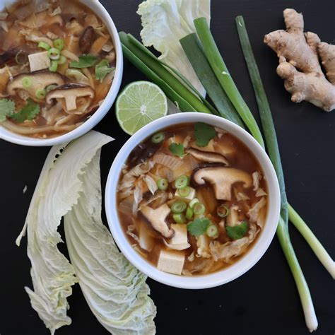 Napa Cabbage Miso Soup W Shiitake Mushrooms Spade Plow