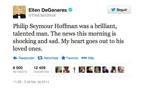 Hollywood Lamenta La Muerte De Philip Seymour Hoffman