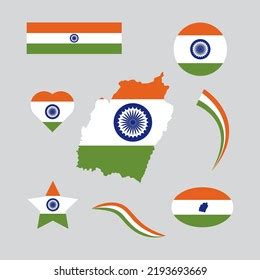 Manipur State Map Indian Flag Vector Stock Vector (Royalty Free ...