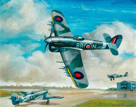 Hawker Typhoon IB, R8809, BR-N of 184 Squadron | Art UK