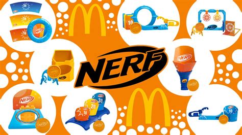 Nerf Happy Meal Toys now available at McDonald's