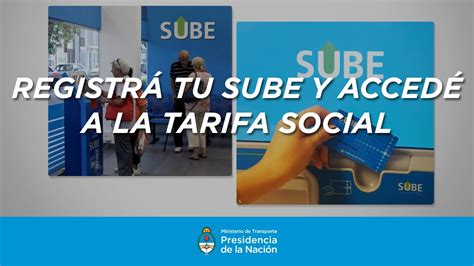 RegistrÁ Tu Sube Y AccedÉ A La Tarifa Social Youtube