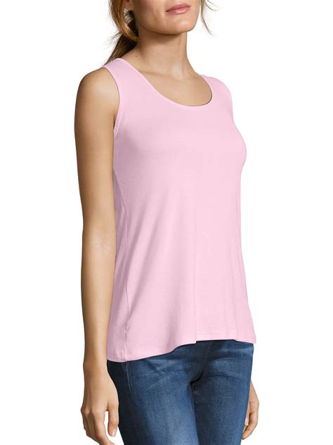 Hanes Womens Mini Ribbed Cotton Tank Top