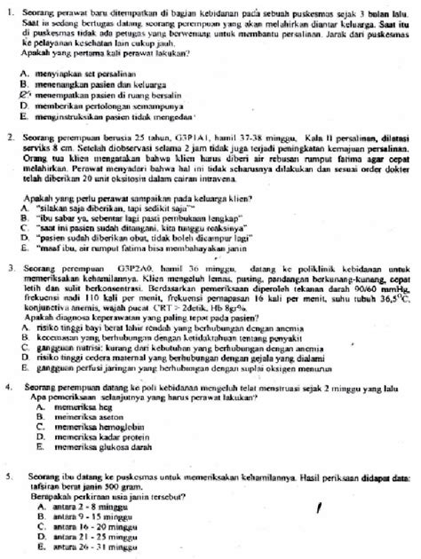 Contoh Soal Tes Assessment Kompetensi Materi Soal