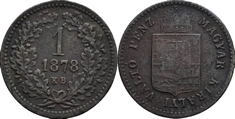 Österreich Kaiser Franz Joseph I 1 Krajczar 1878 KB Kremnitz s MA