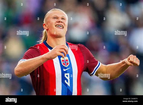 Oslo 20240605 Erling Braut Haaland Celebrates After The 3 0 Goal