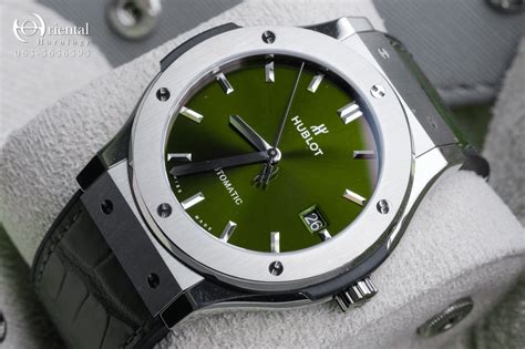 Hublot Classic Fusion Titanium Green Mm Oriental Horology