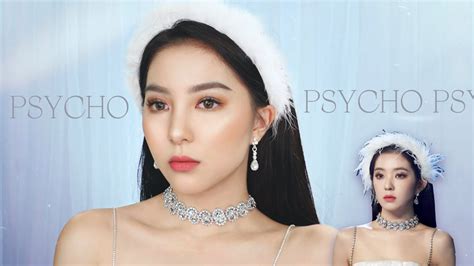 Irene Red Velvet Psycho Makeup Transformation 🖤 ️ Youtube