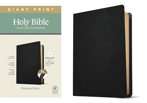 Nlt Personal Size Giant Print Bible Filament Enabled Edition Red