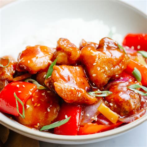 Air Fryer Sweet And Sour Chicken Recipe Kinda Healthy