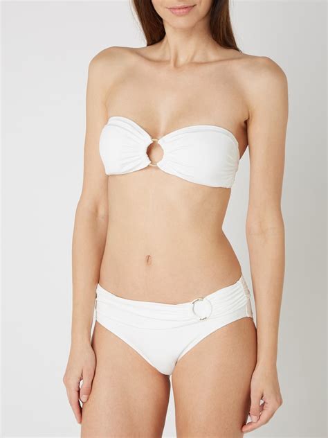 Michael Michael Kors Bikini Oberteil Mit Zierring Weiss Online Kaufen