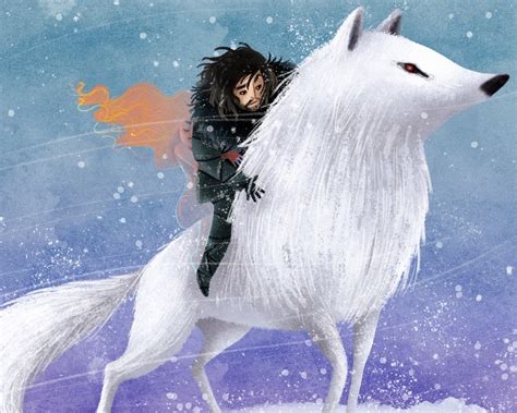 1280x1024 Jon Snow Wolf Digital Art Wallpaper,1280x1024 Resolution HD ...