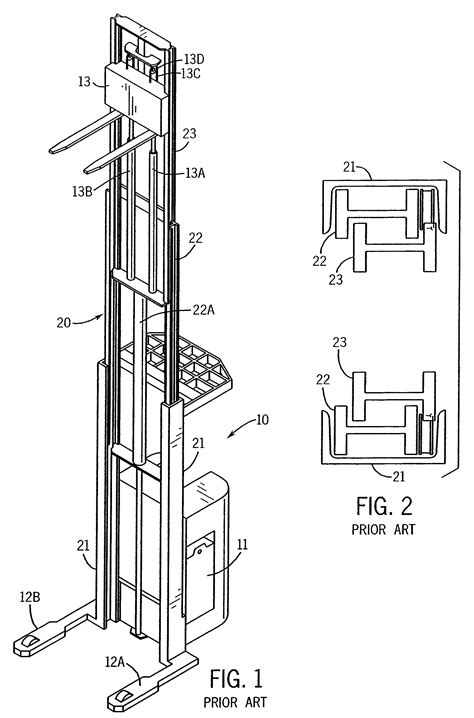 Parts of a forklift mast - Qaspath