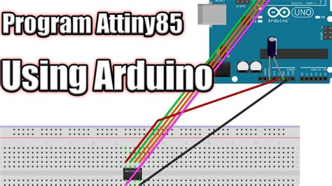 How To Program Attiny Using Arduino Uno And Arduino Ide Youtube