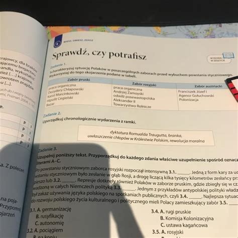 Zadanie 2 Uporządkuj chronologicznie wydarzenia z ramki Р dyktatura