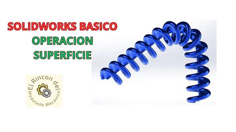 Tutorial Superficies Operación barrer Superficie en SolidWorks YouTube