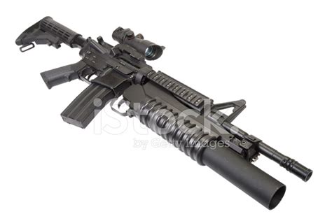 M203 グレネードランチャーを装備、m4a1 カービン銃 ストックフォト Freeimages