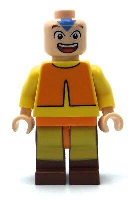 LEGO AANG MINIFIGURE Avatar Airbender Rare Fig From Air Temple Set £50. ...