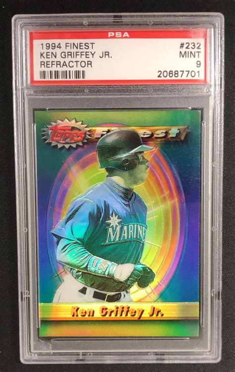 Finest Ken Griffey Jr Refractor Psa Mt Hof Ebay