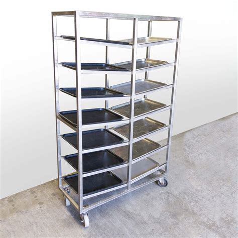 Meat Trolley Stainless Steel 7 Slot Cr And Er Stewart