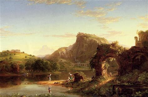 L Allegro Italian Sunset 1845 Thomas Cole