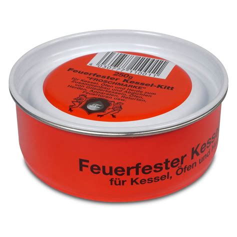 Fermit Feuerfester Kessel Kitt Froschmarke G Dose