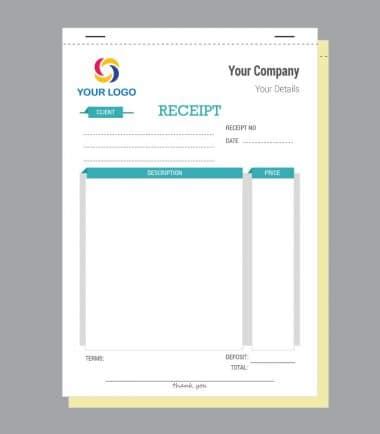 Invoice Receipt Delivery Note Order Book A Personalised Pad