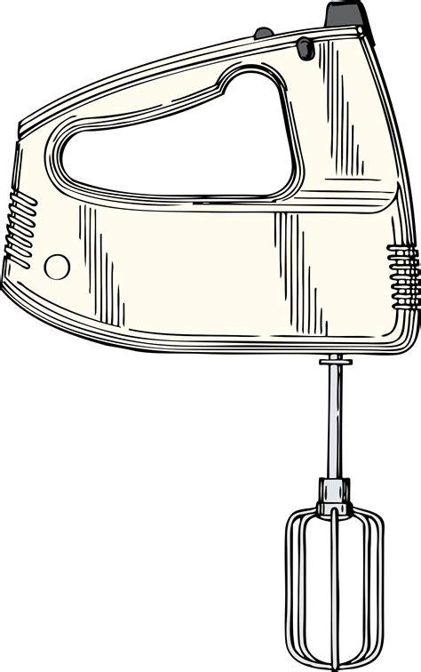 Hand Mixer Hand Mixer Free Clip Art Patent Drawing