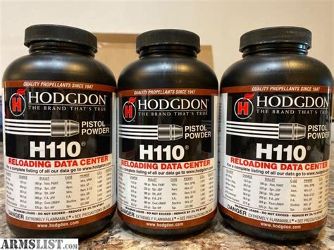 Armslist For Sale Hodgdon H110 Pistol Powder 1 Pound Can