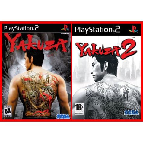 Yakuza 2 USA DVD9 Yakuza 1 DVD 5 แผนเกม PS2 เพลยสเตชน 2 Lazada