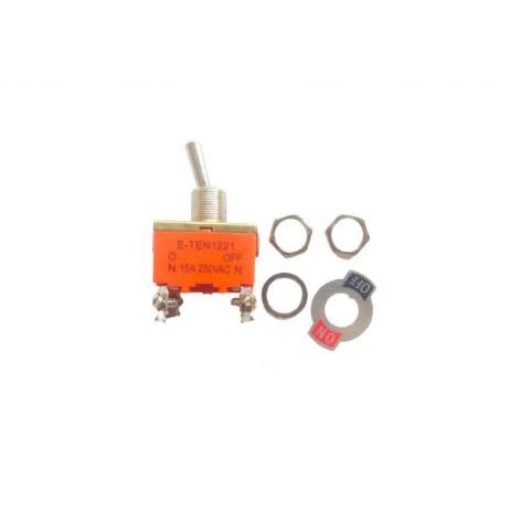 Jual SAKLAR TOGGLE SWITCH DPDT E TEN 4 KAKI 4 PIN 1221 15A 250V ON OFF