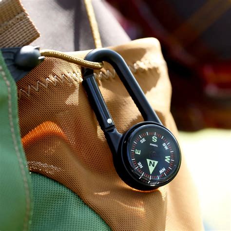 Coghlans Liquid Filled Compass With Built In Carabiner Forza Sports