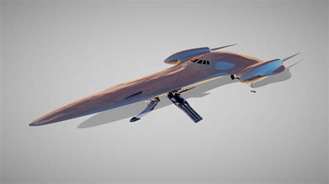 Star Wars Naboo Royal Starship Buy Royalty Free D Model By Squir D