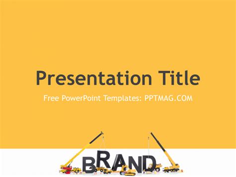 Free Branding Powerpoint Template Pptmag